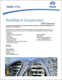 Roofdek in construction